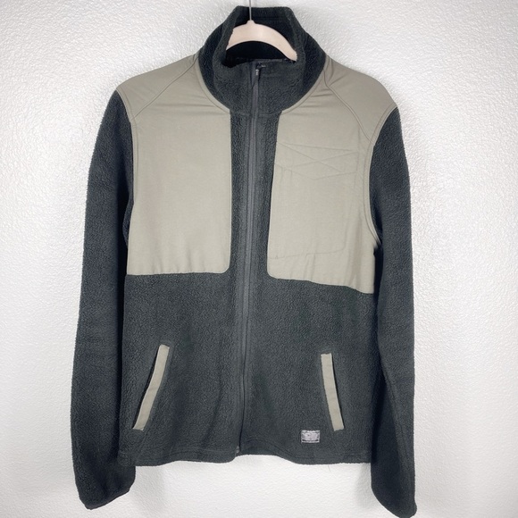 Toad&Co Other - Toad&Co Ballards Fleece Jacket Full Zip Men’s Small Black/Green Pockets Warm